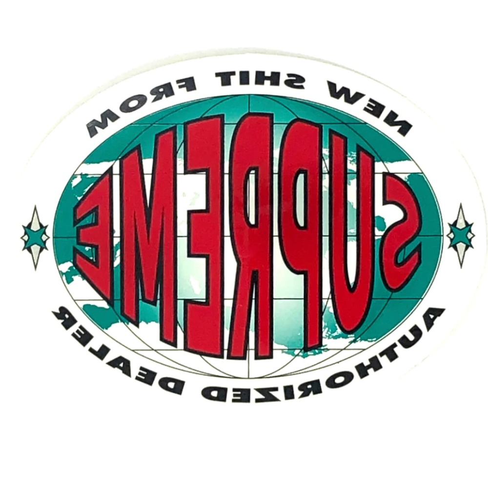 Supreme authorized dealer box logo sticker